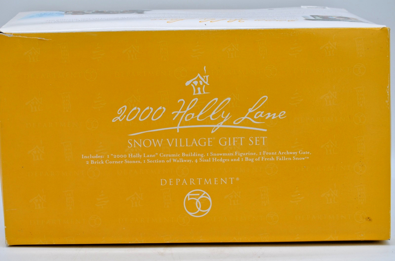 Department 56 The Original Snow Village – 2000 HOLLY LANE #54977 EUC 1999