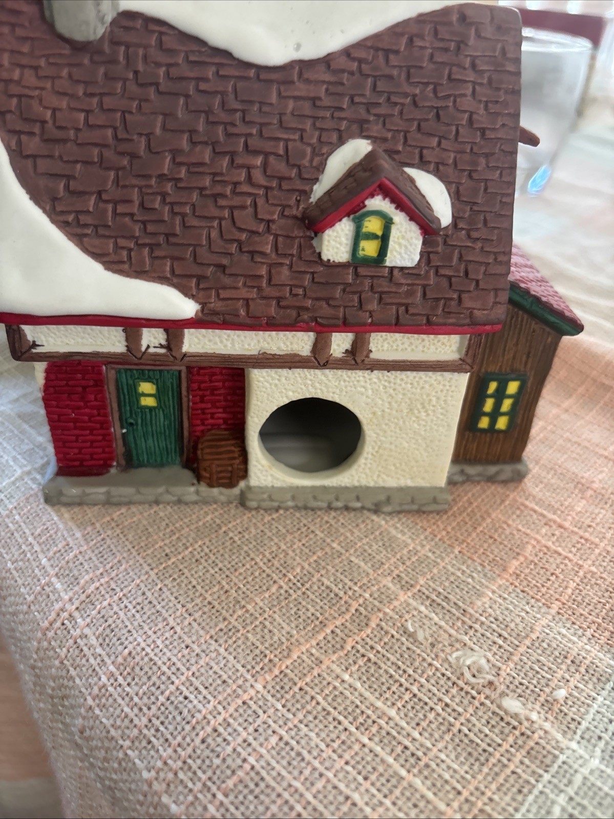 Lemax Porcelain Dickinsville Photography/ Barber Shop House No Light