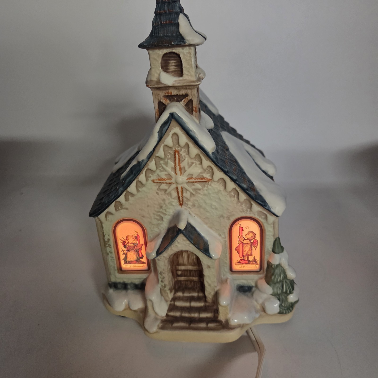 Hummel Bavarian Village Collection ANGEL’S DUET Lighted Church #827016