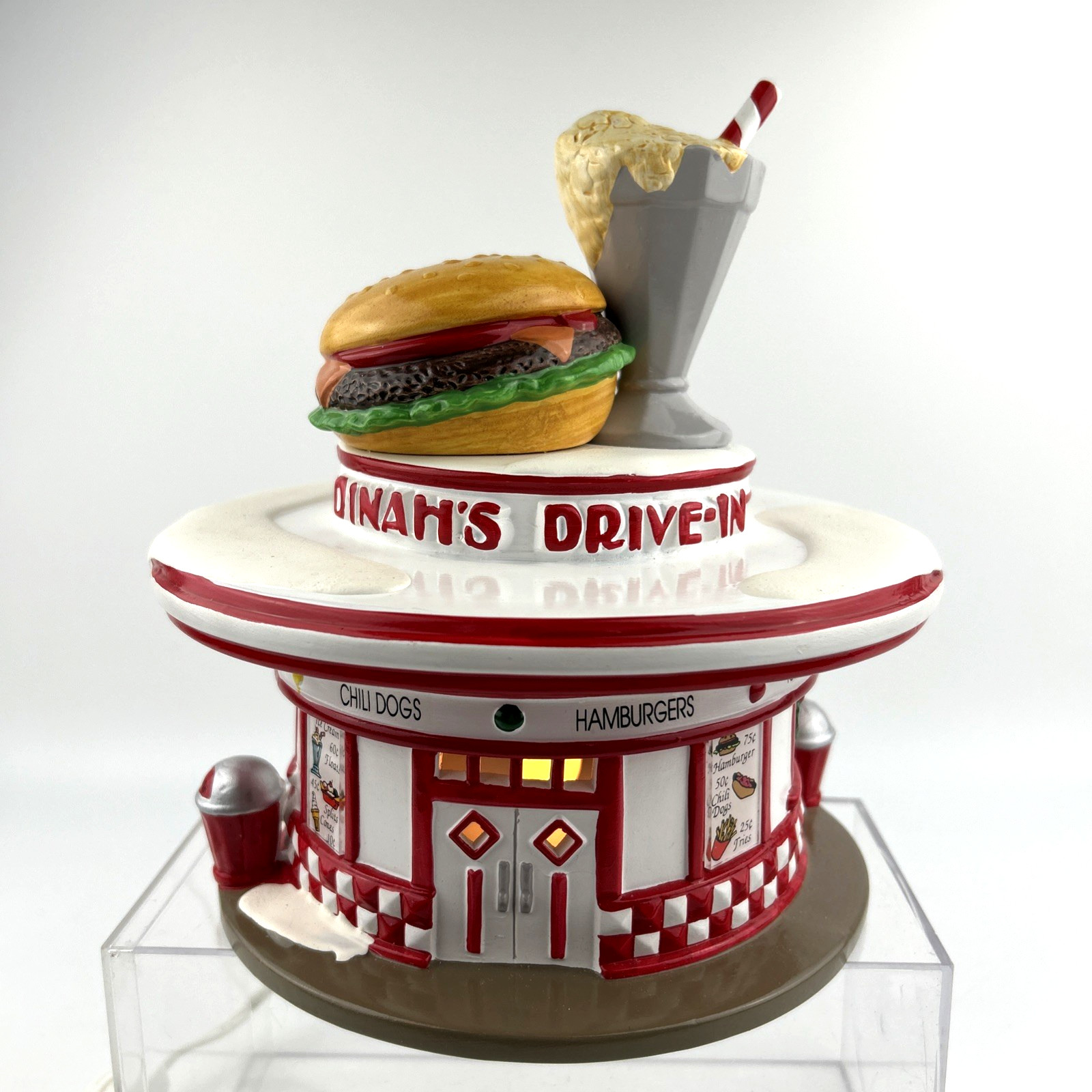 Department 56 The Original Snow Village Dinah’s Drive-In No. 54470 Box READ