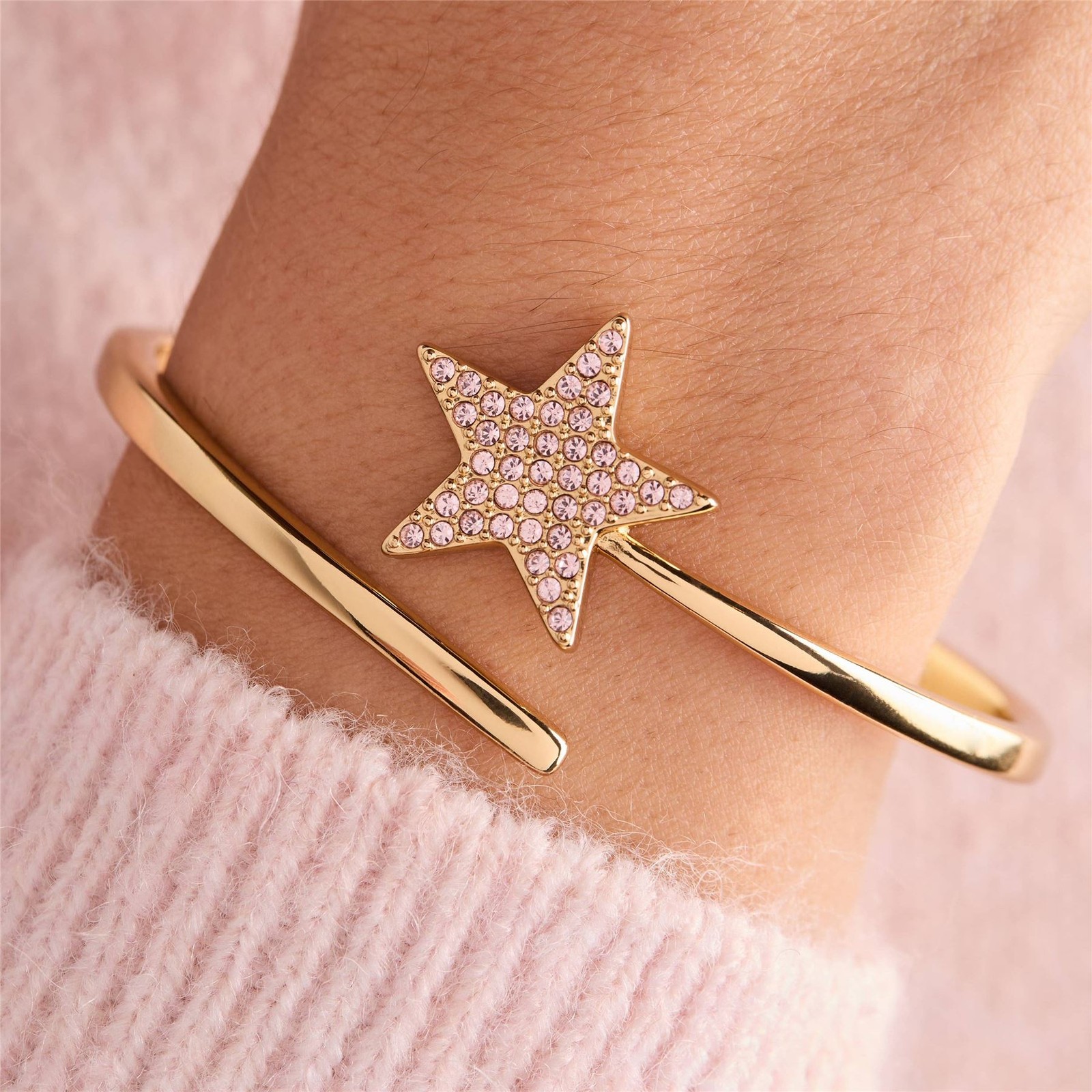 Alex and Ani The Wizard of Oz™ Glinda Wand Bypass Cuff Gold AL250976FSG