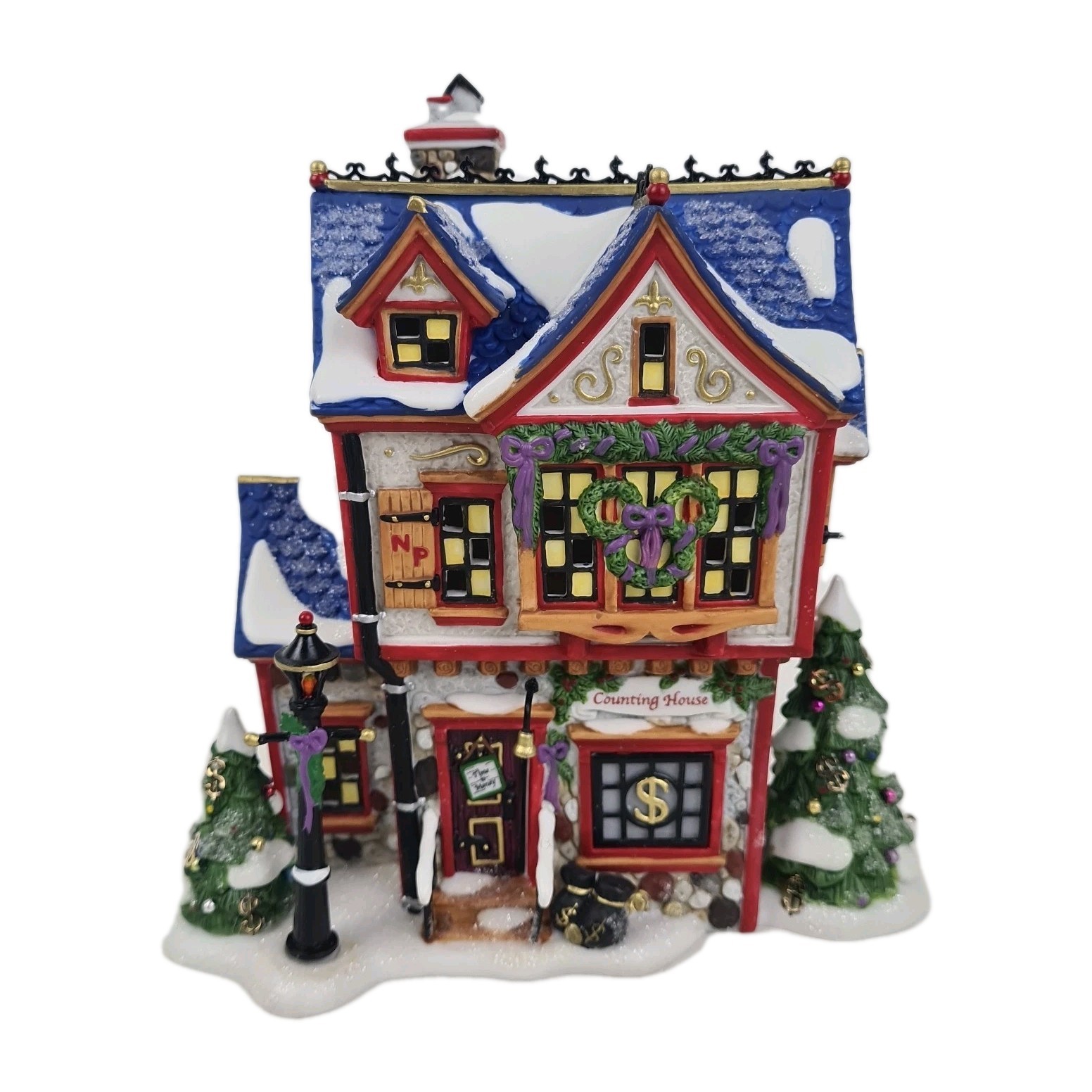 🚨Department 56 Scrooge McDuck Marleys Counting House 56900 North Pole Christmas