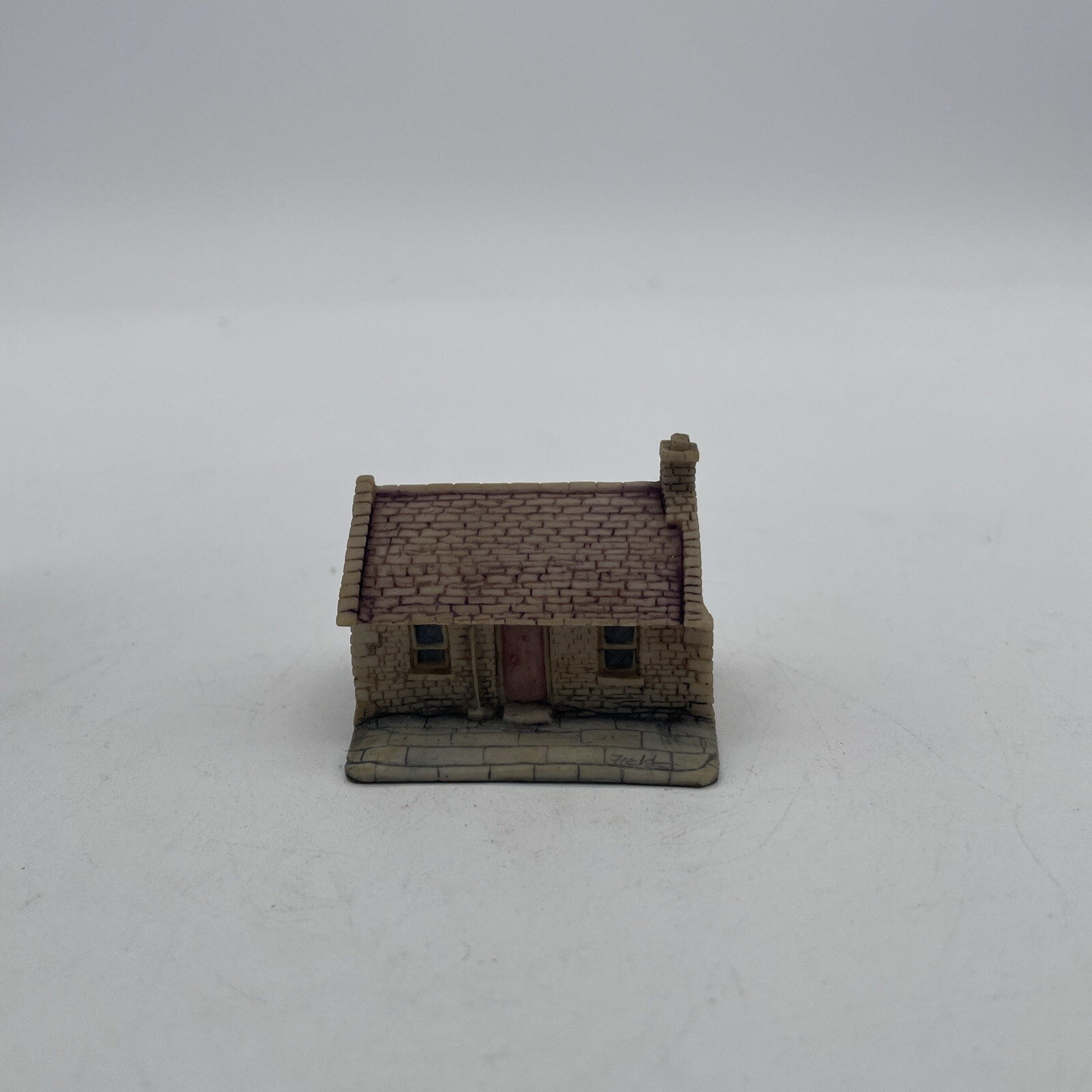 The Village Collection Trinket Box Miners Cottage W/ Removable Roof Lid