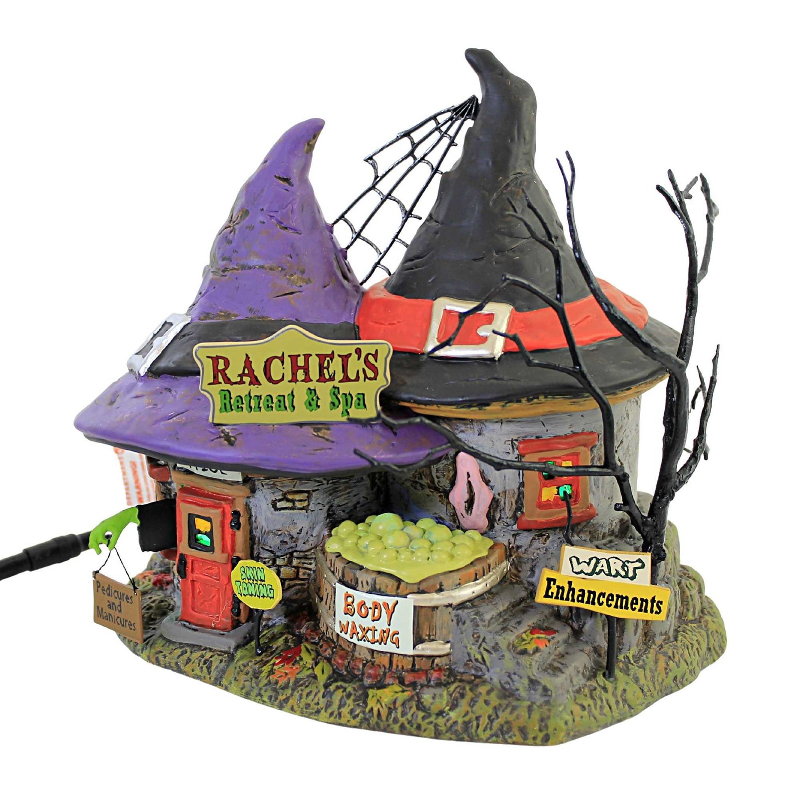 Department 56 House Rachel’s Retreat & Spa Halloween Snow Village 6007781