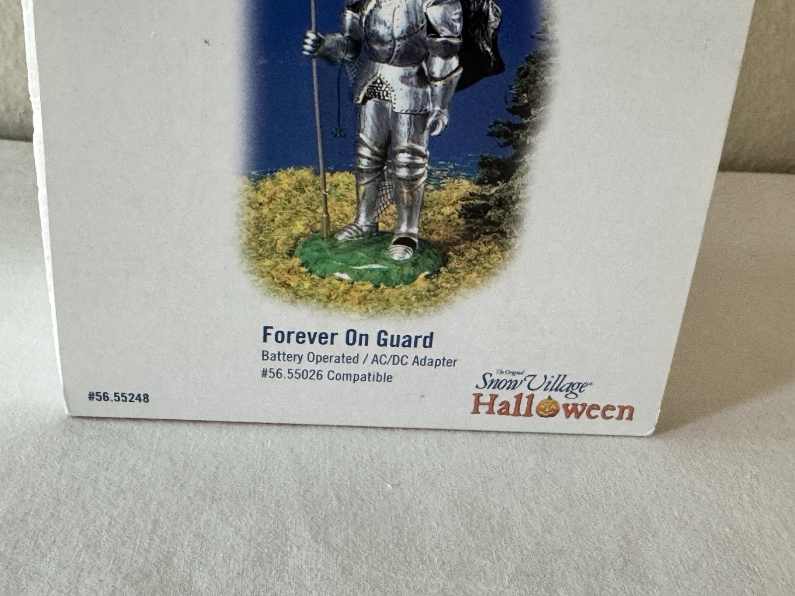 Department 56 Halloween ‘Forever On Guard’ Eyes Light Up Green Eyes Work!