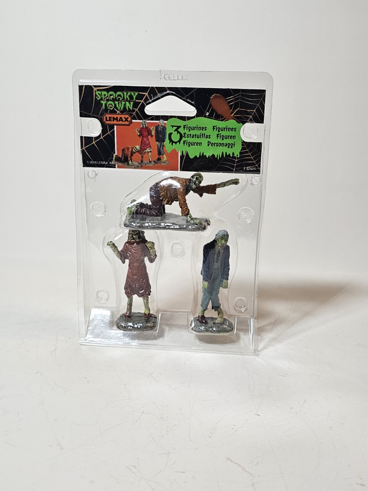 Lemax 42219 WALKING ZOMBIES Spooky Town Figurine Set of 3 Halloween Decor