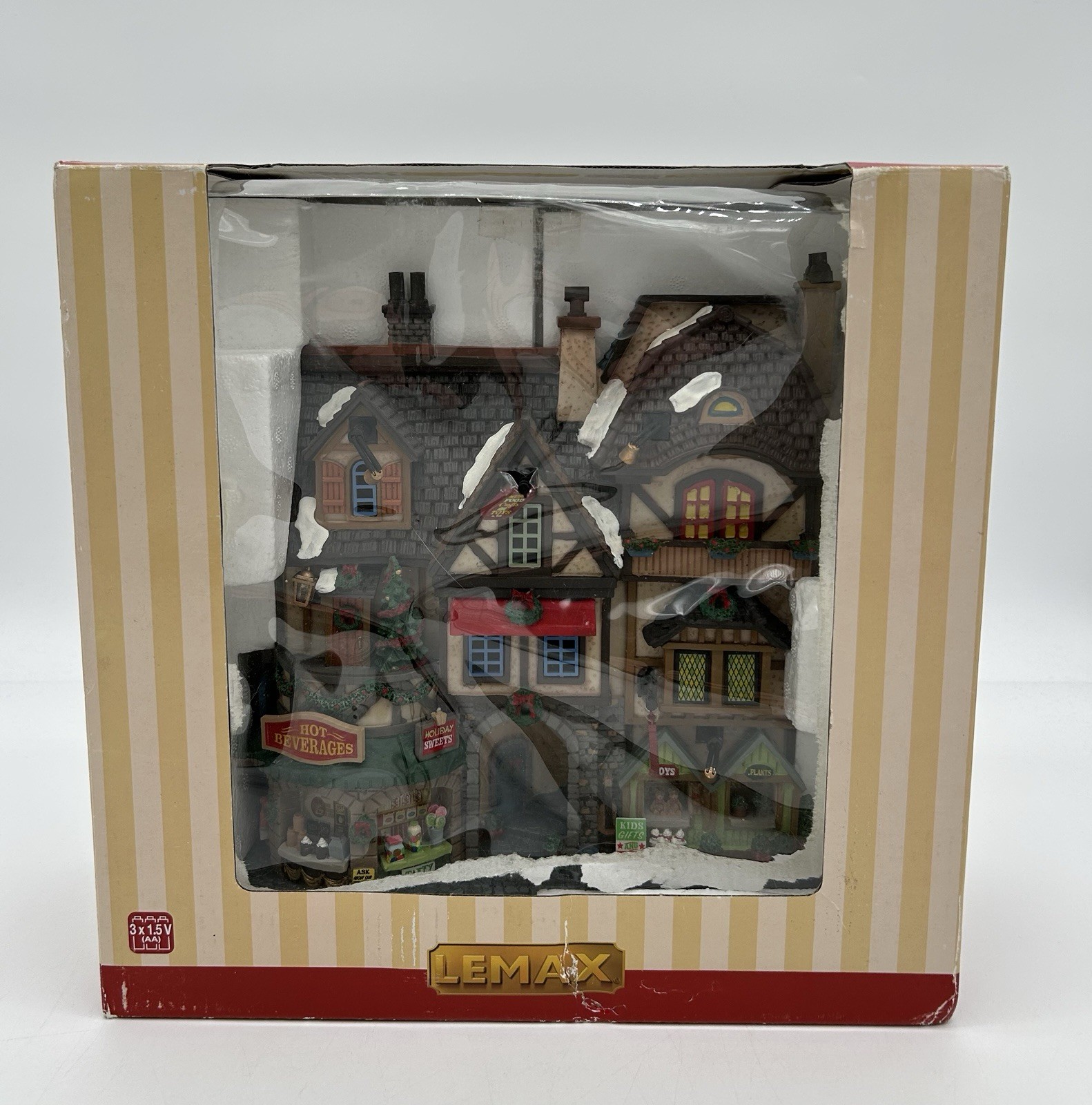 Lemax River Moor’s Christmas Street Festival Facade (Item #85315) NEW