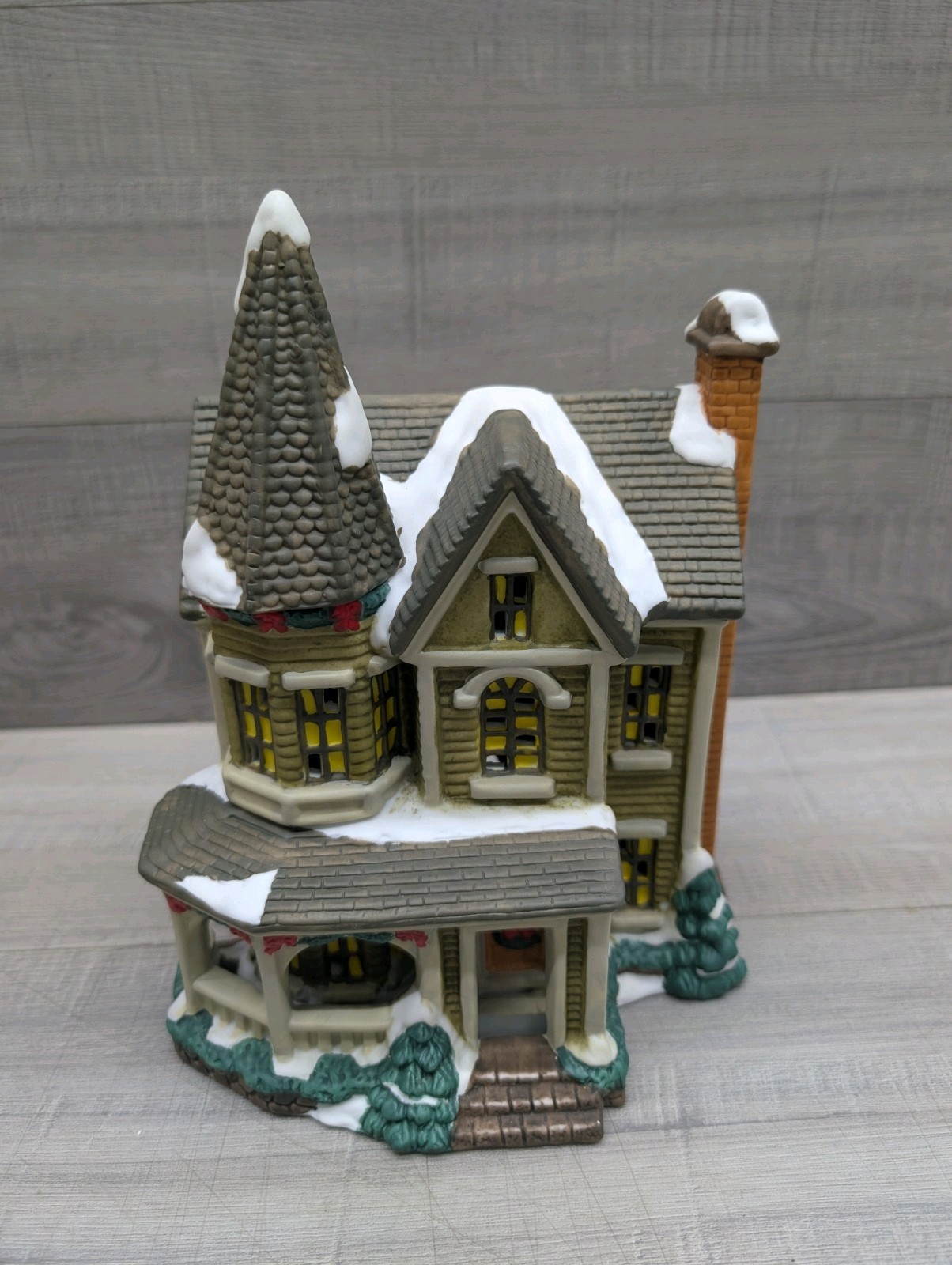 Vintage Kmart Trim A House Holiday Home Memories. White Porcelain House