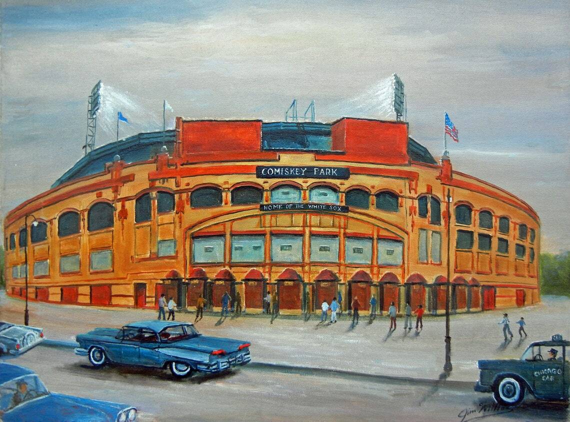 OLD COMISKEY PARK White Sox Home Department 56 Christmas In The City NEW 59215