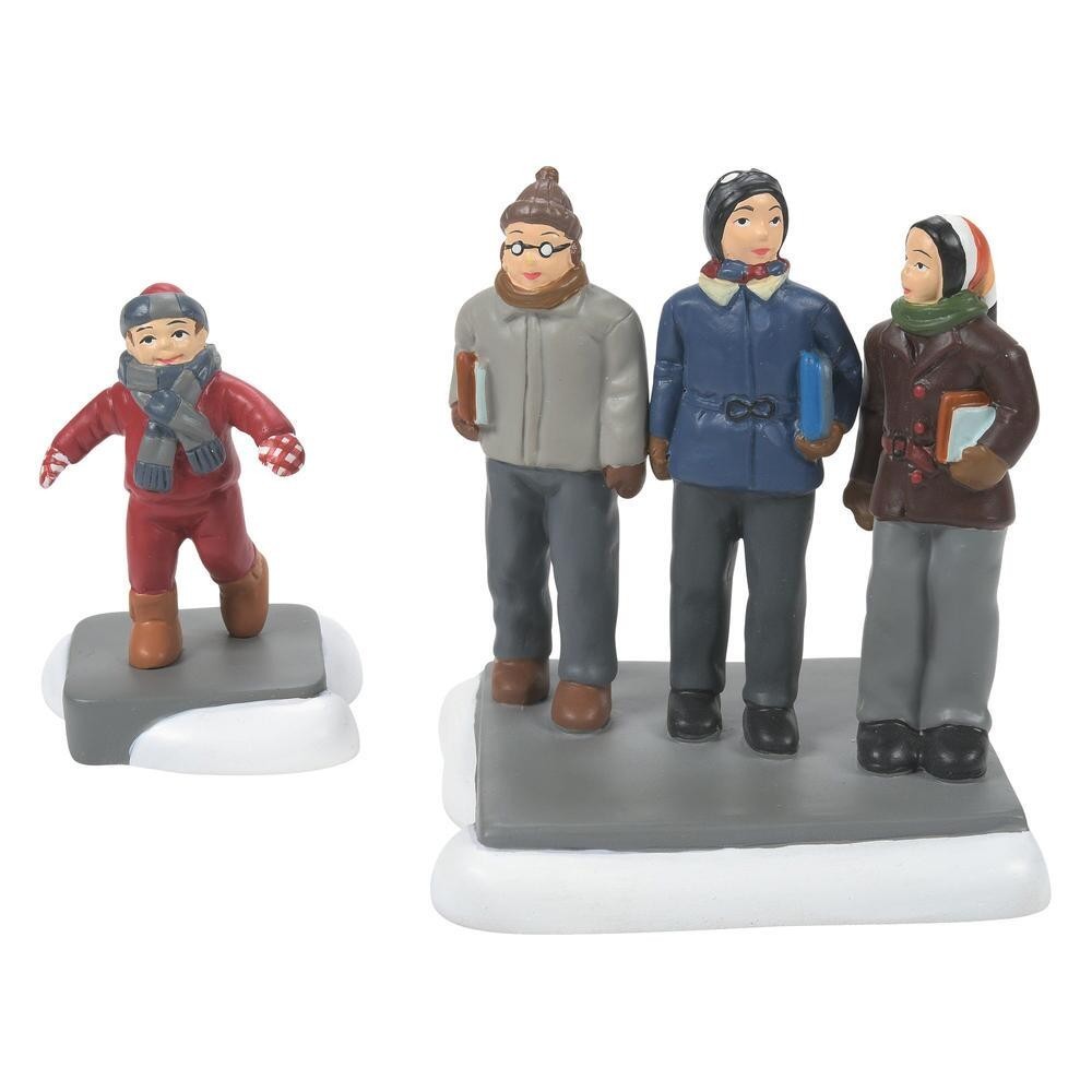 Dept 56 C’Mon Guys Wait Up A Christmas Story Village Figurine #6007627 NIB