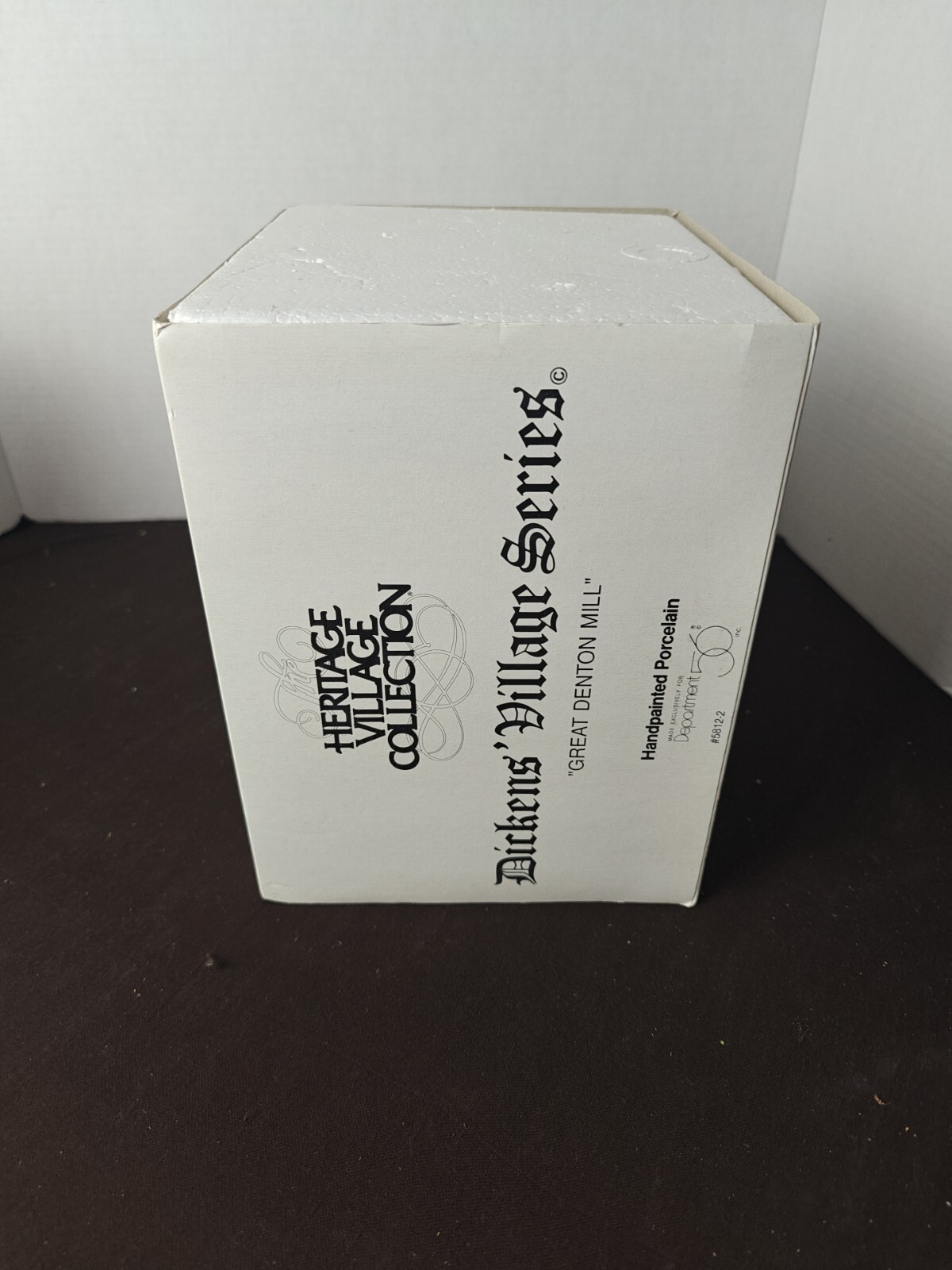 Department 56 Dickens’ Heritage Village Series Great Denton Mill 5812-2 W/Box