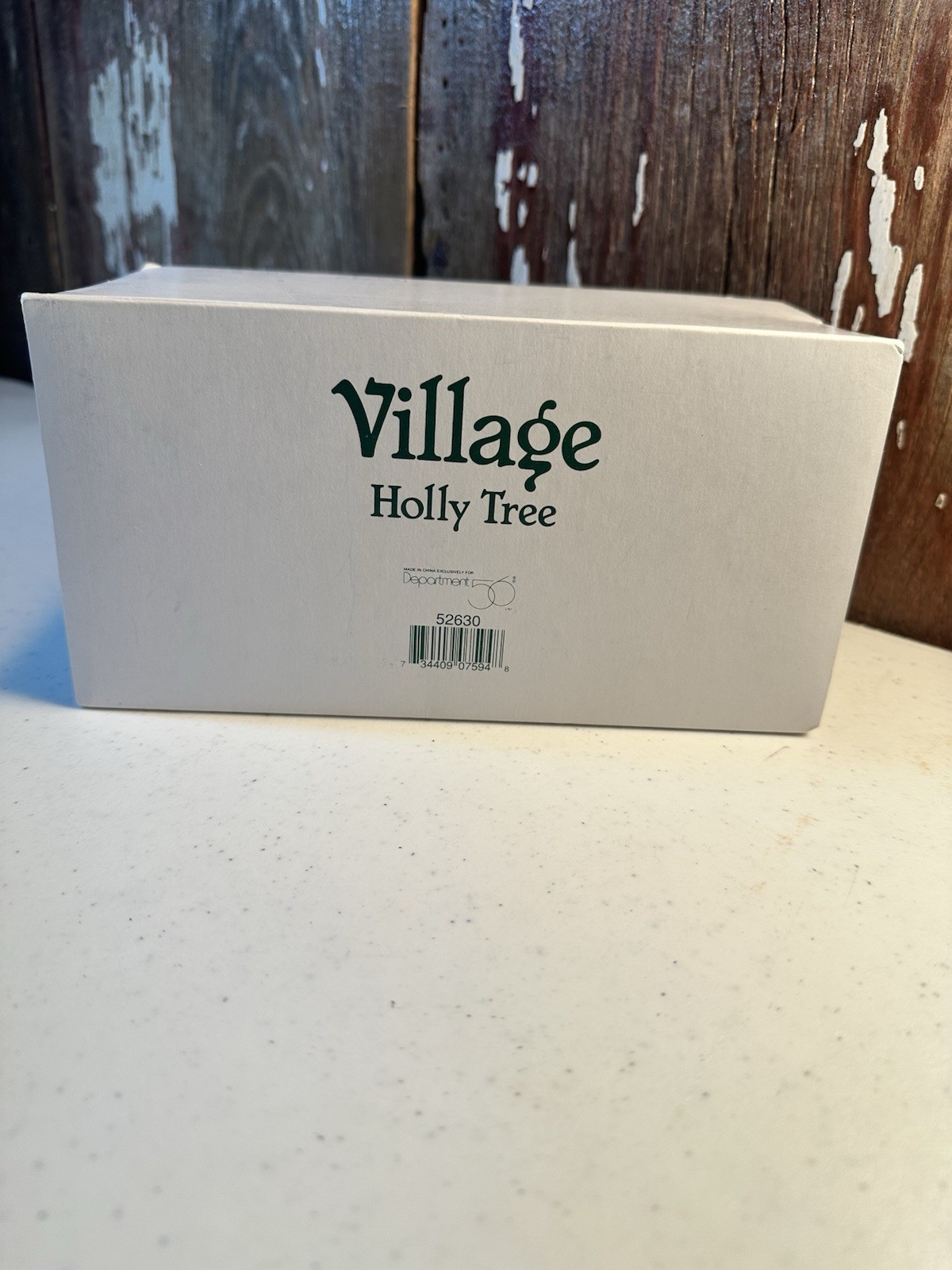 Department 56 Village Accessories Holly Tree #52630 7 Tall Resin Never Used New