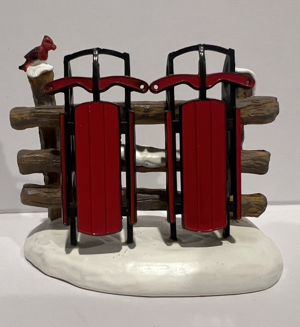 Lot 9 Lemax Christmas Village Accessories Hopscotch Animals Outhouse Phone Booth