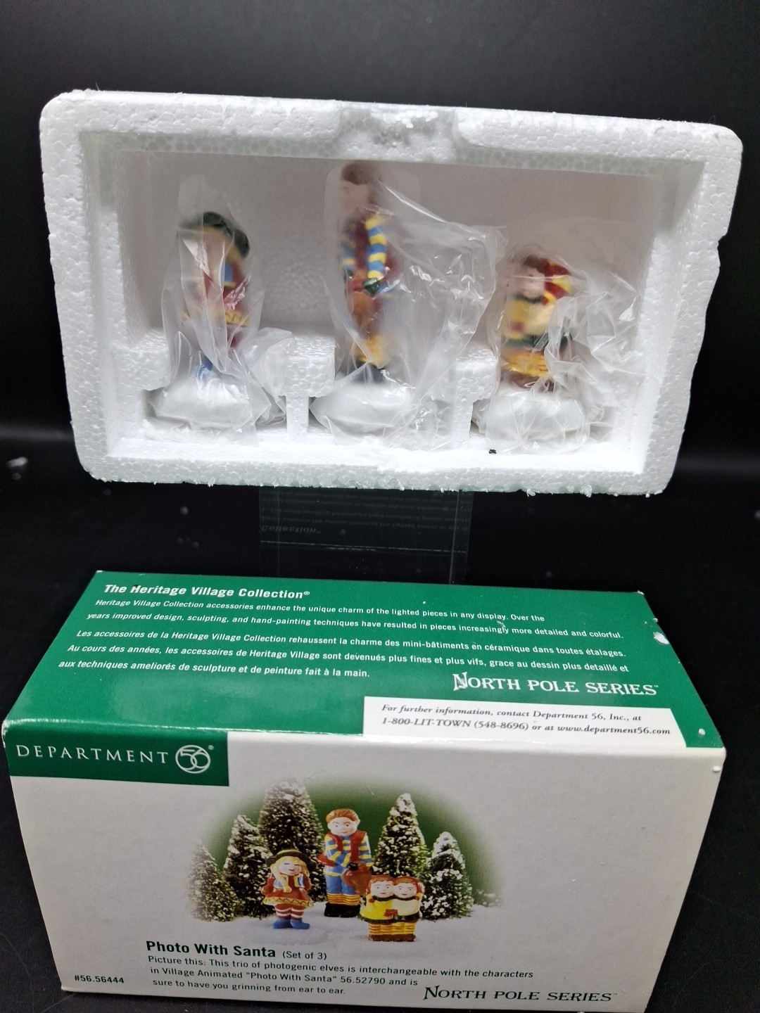 Dept 56 North Pole “Photo With Santa” #56 56444