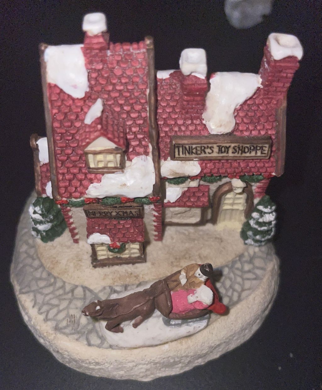 Lot of 13 Crystal Falls Village Collectables Miniature Houses