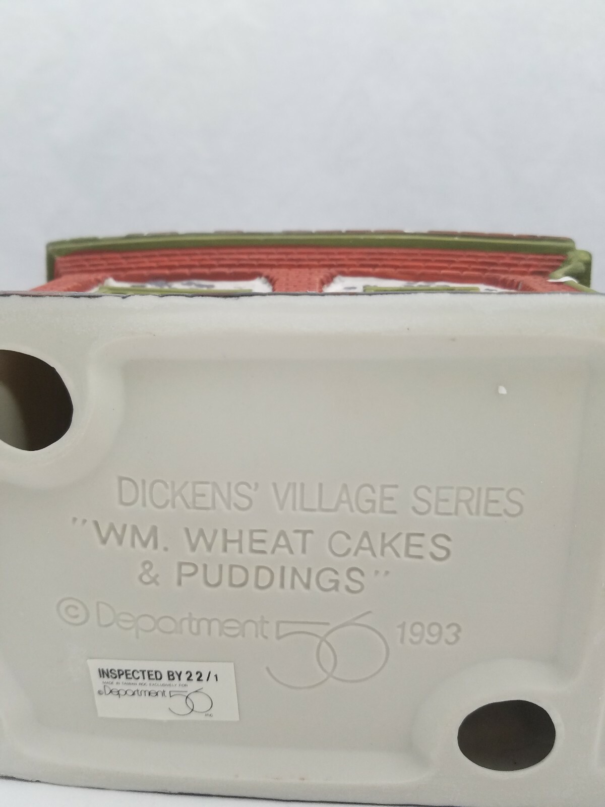 Dept. 56 Dickens’ Village Series WM. WHEAT CAKES & PUDDINGS #5808-4