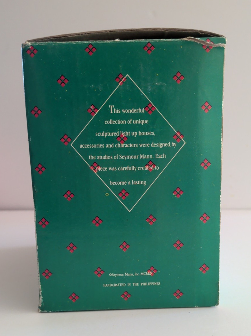 Christmas Village House “Scrooge & Marley’s Counting House” by Seymour Mann