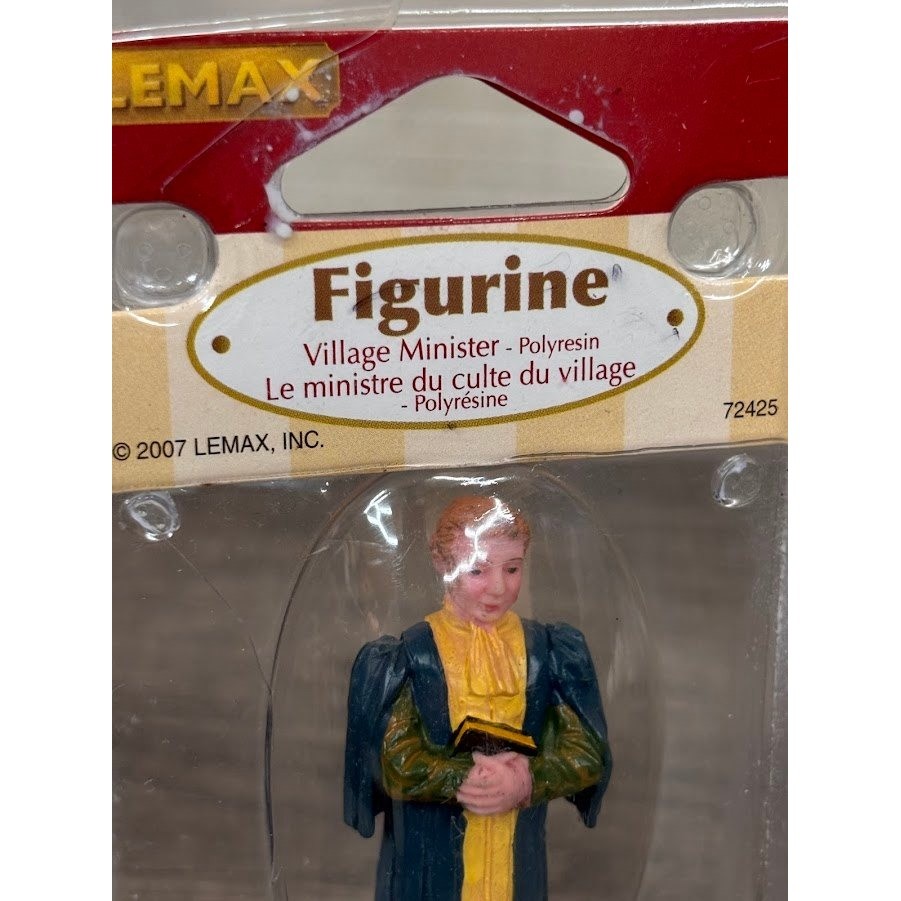 Lemax Village Minister Polyresin Figurine 72425 Christmas Village 2007 Retired