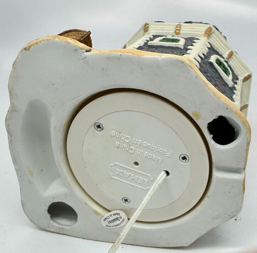 LEMAX CAPE McCoy LIGHTHOUSE 2003 RED ROTATING BEACON FEATURE Plymouth Corners