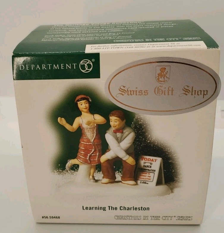 DEPT 56 CHRISTMAS IN THE CITY LEARNING THE CHARLESTON Accessory New York Dance