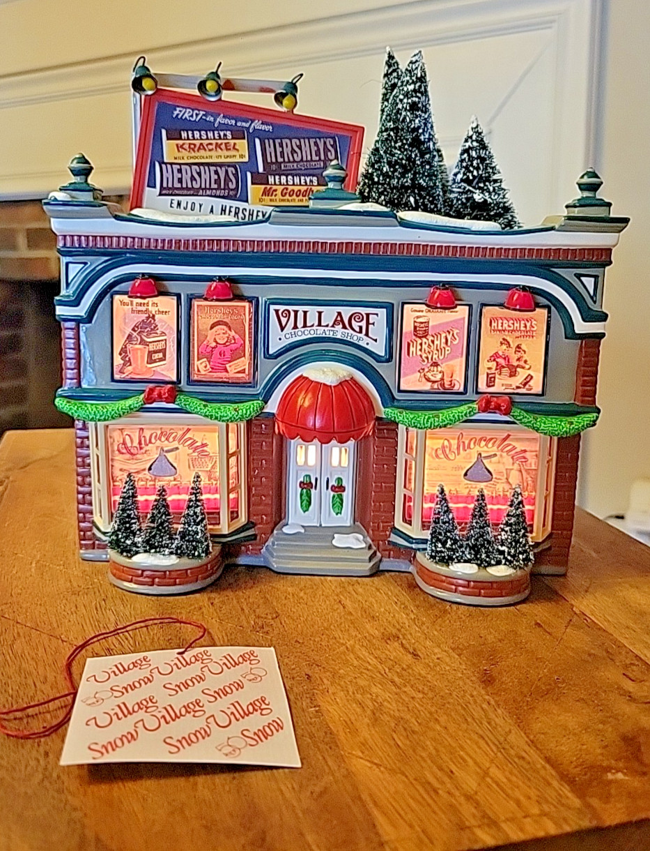 Dept. 56 Snow Village 1997 Hershey’s Chocolate Shop #54913
