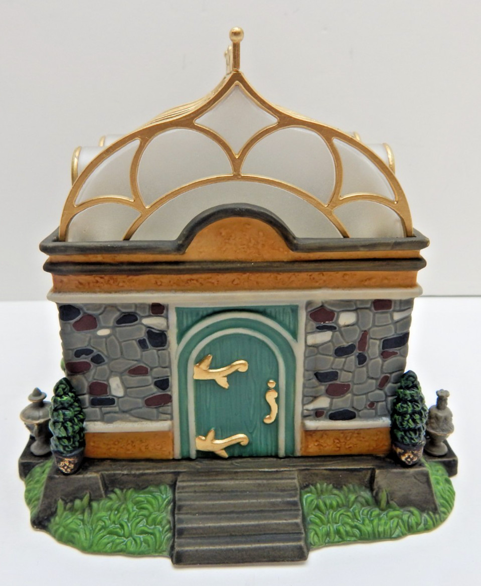 Dept 56 Dickens Village Lilycott Garden Conservatory #58447 w/Bx Missing Flower