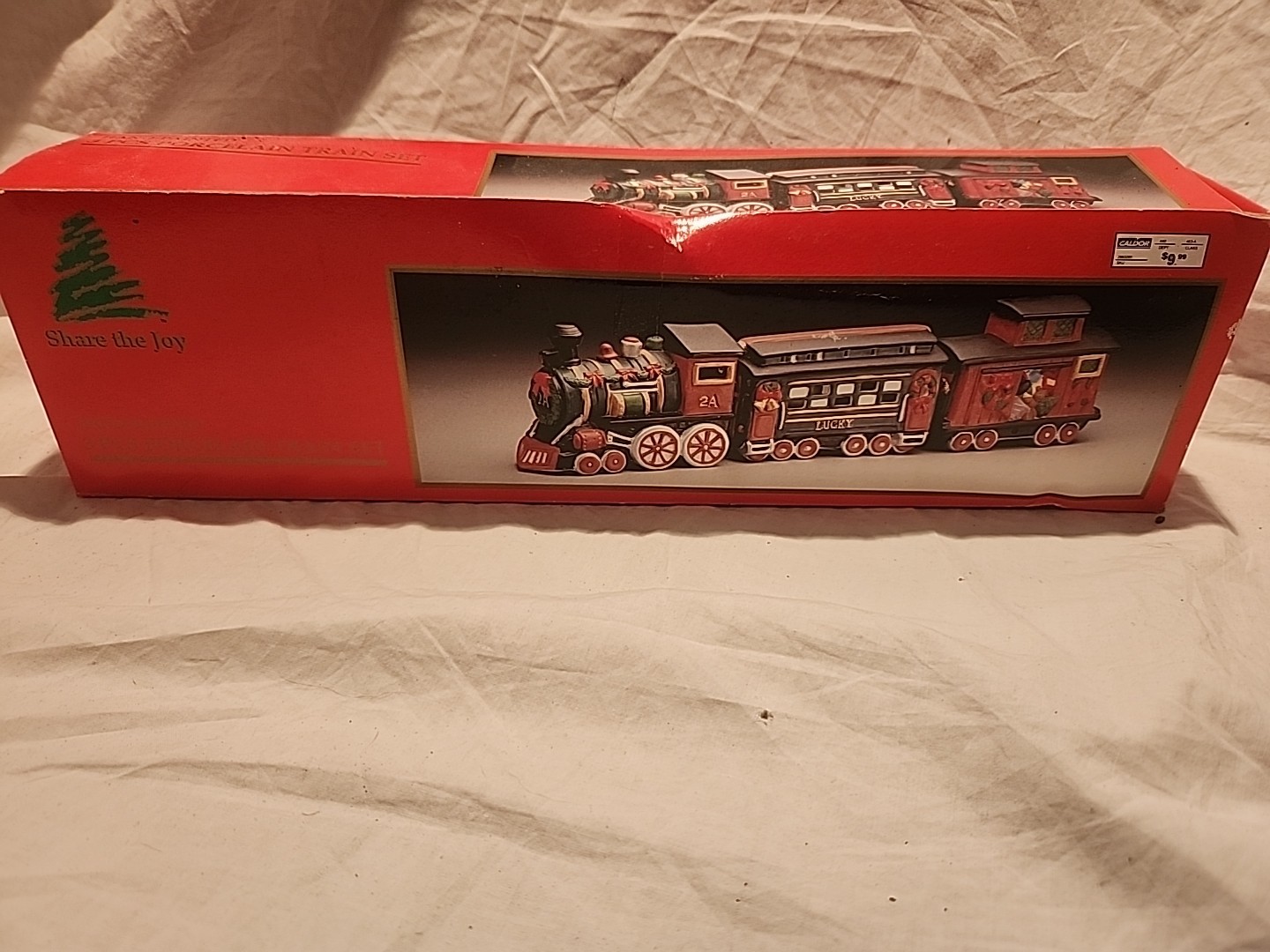 Vtg 1993 Handpainted Porcelain 3pc Train Set – Share the Joy