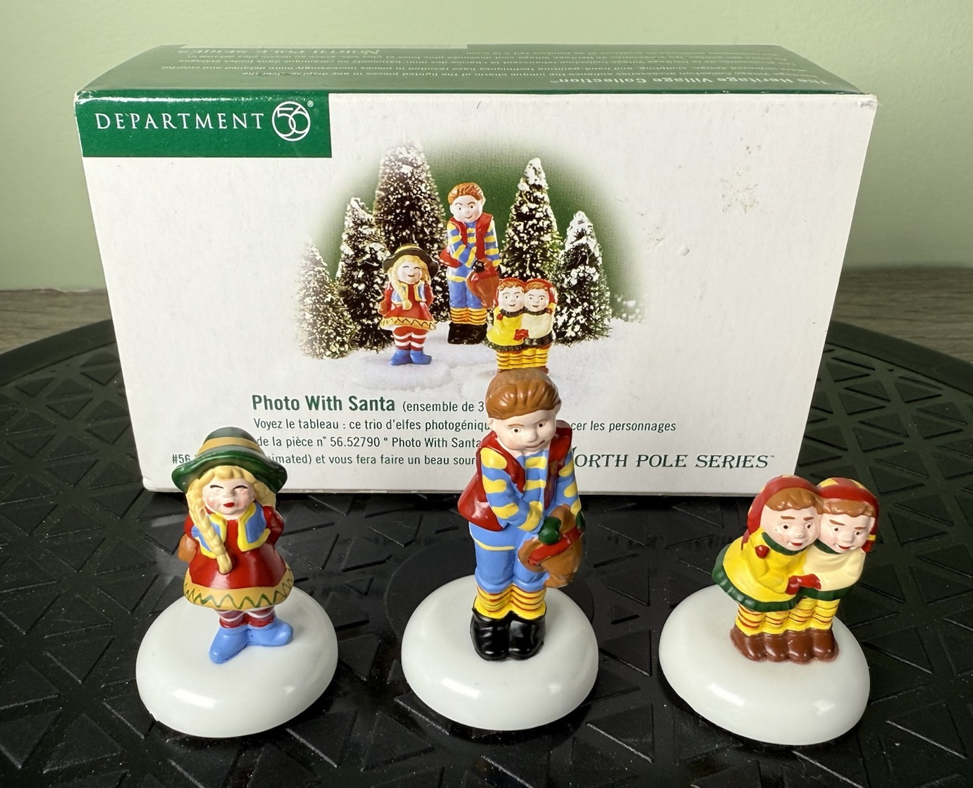 Dept 56 – North Pole Series -Photo with Santa #56444 Christmas Village Figurines
