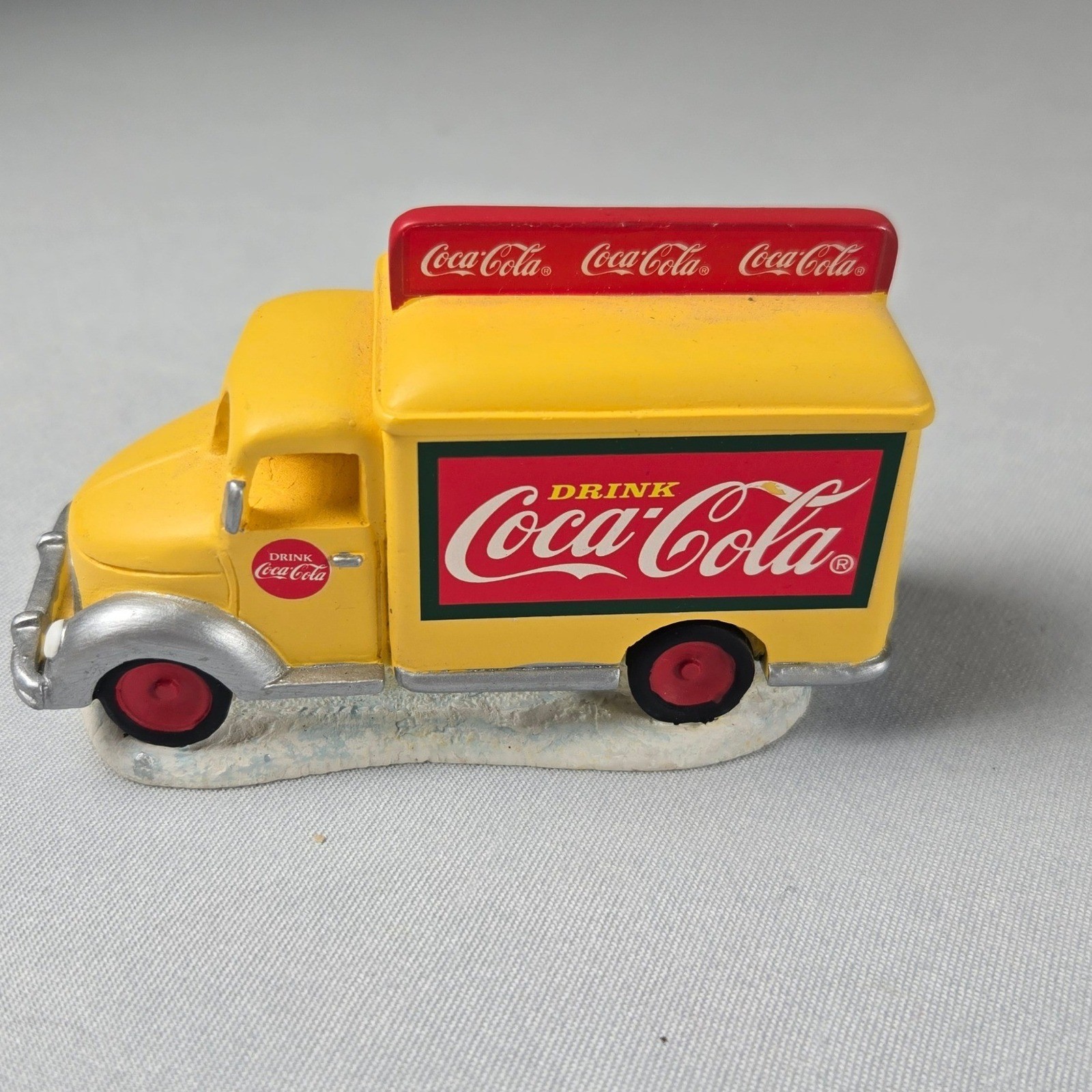 Vintage Coca-Cola Town Square Collection Christmas Village Accessories Lot 9 Pc