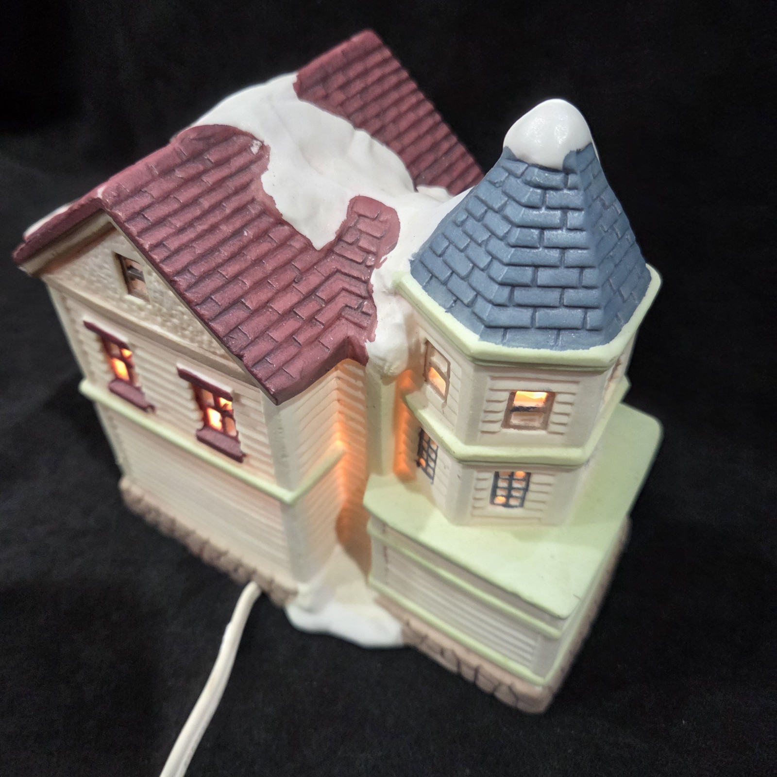 Vintage Kmart Trim A House Holiday Home Memories. White Porcelain House