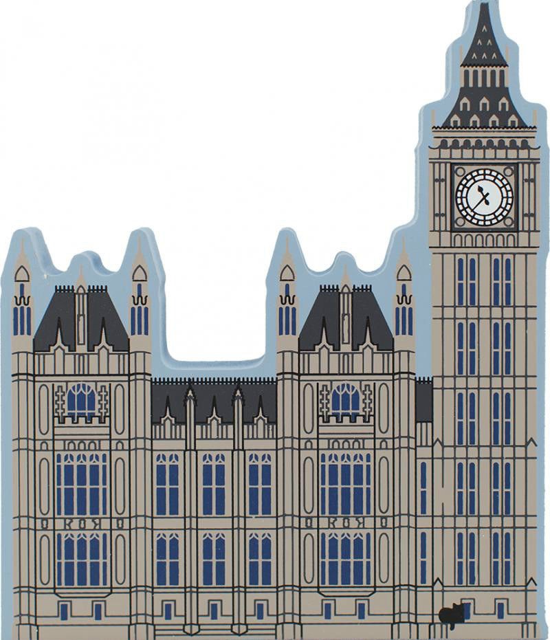 Cat’s Meow Village Big Ben Clock Tower London England #00-916