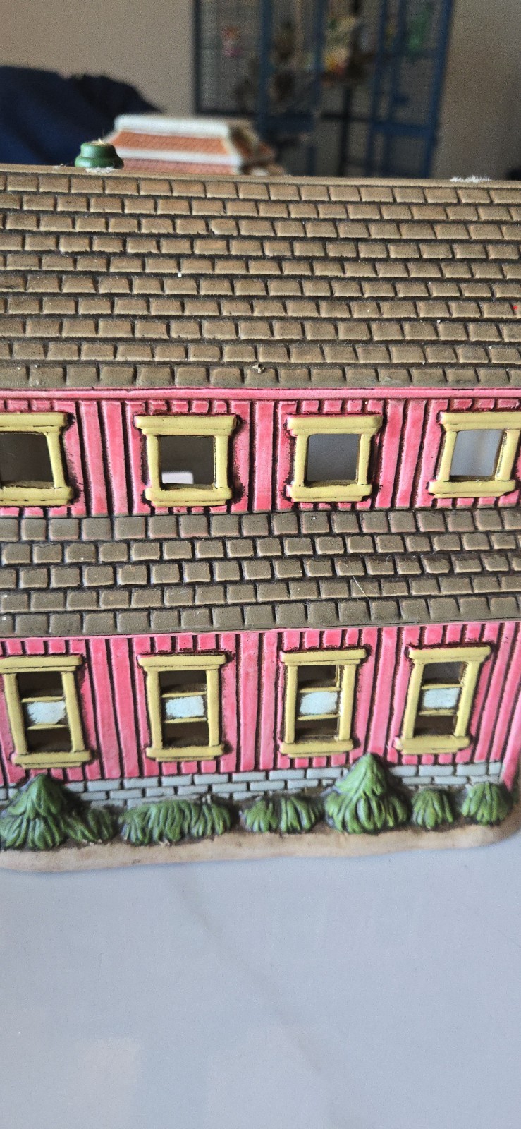 Lefton Colonial Village Lot of 4. Police Station, Barn, Library, School