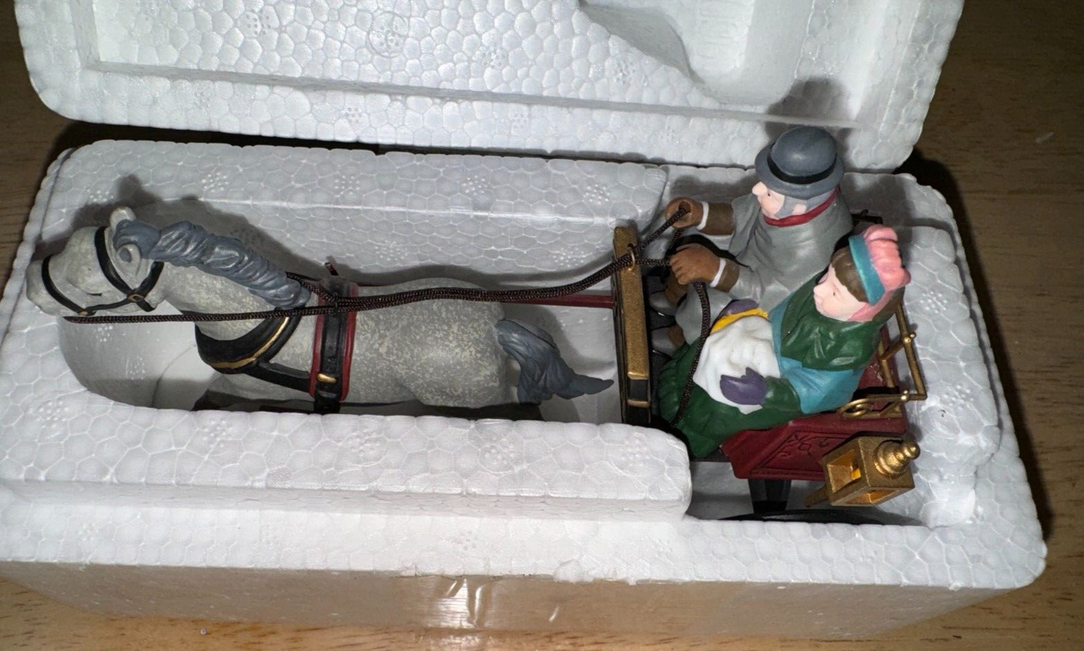 Department 56 Heritage Village “RED CHRISTMAS SULKY ” Box #58401