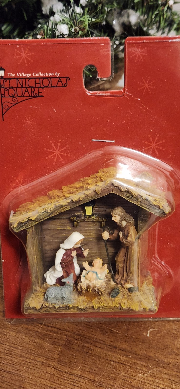 St. Nicholas Square Christmas Village Mini Nativity Scene Accessory 2½” NEW