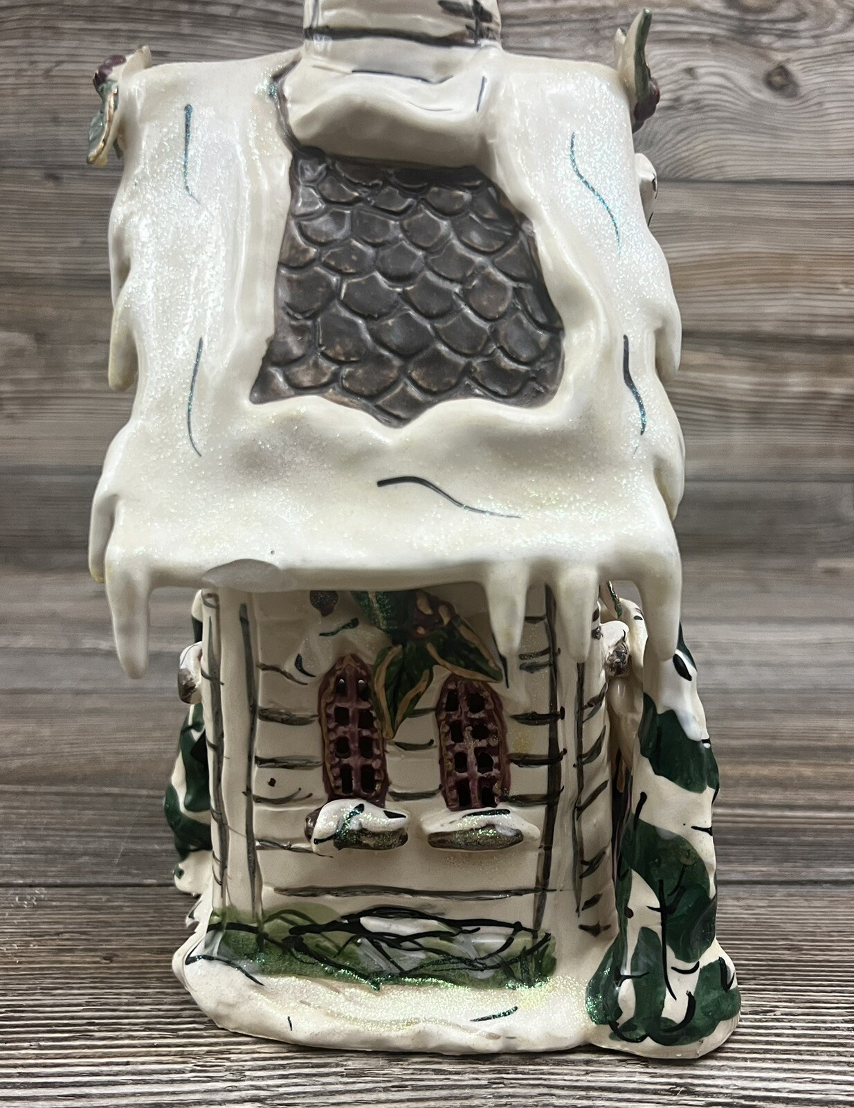 Blue Sky Corp 2001 Come All Ye Faithful CHURCH Tealight Heather Goldminc 13.5″