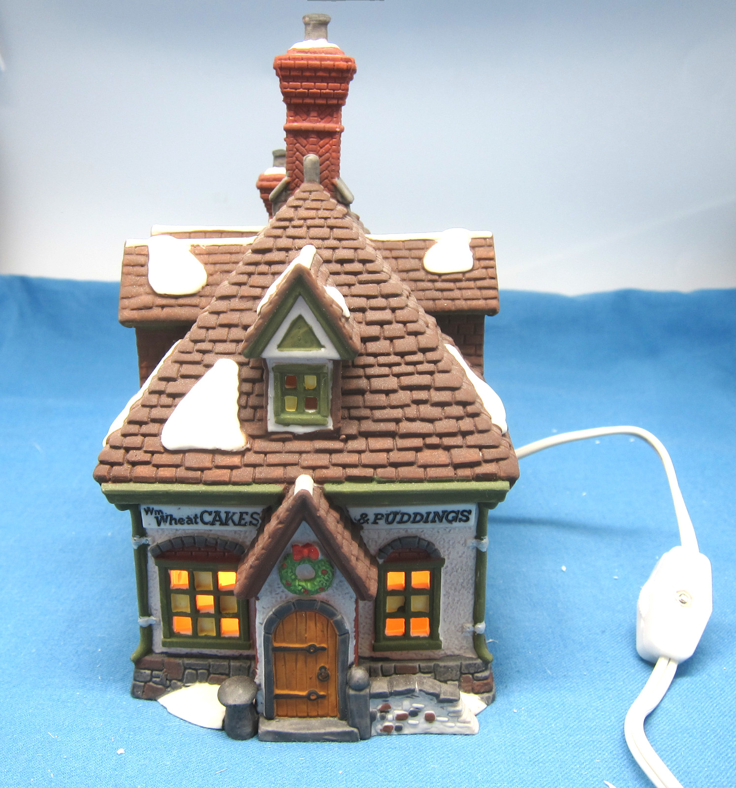 Dickens Heritage Village Series DEPT. 56 WM. Wheat Cakes & Puddings Lighted