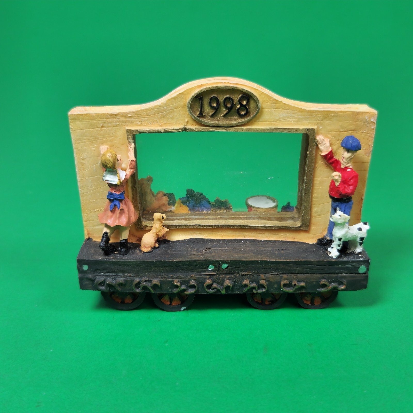 Home Towne Express Miniature Christmas Train My Favorite Photo Car 1998 JC Penny