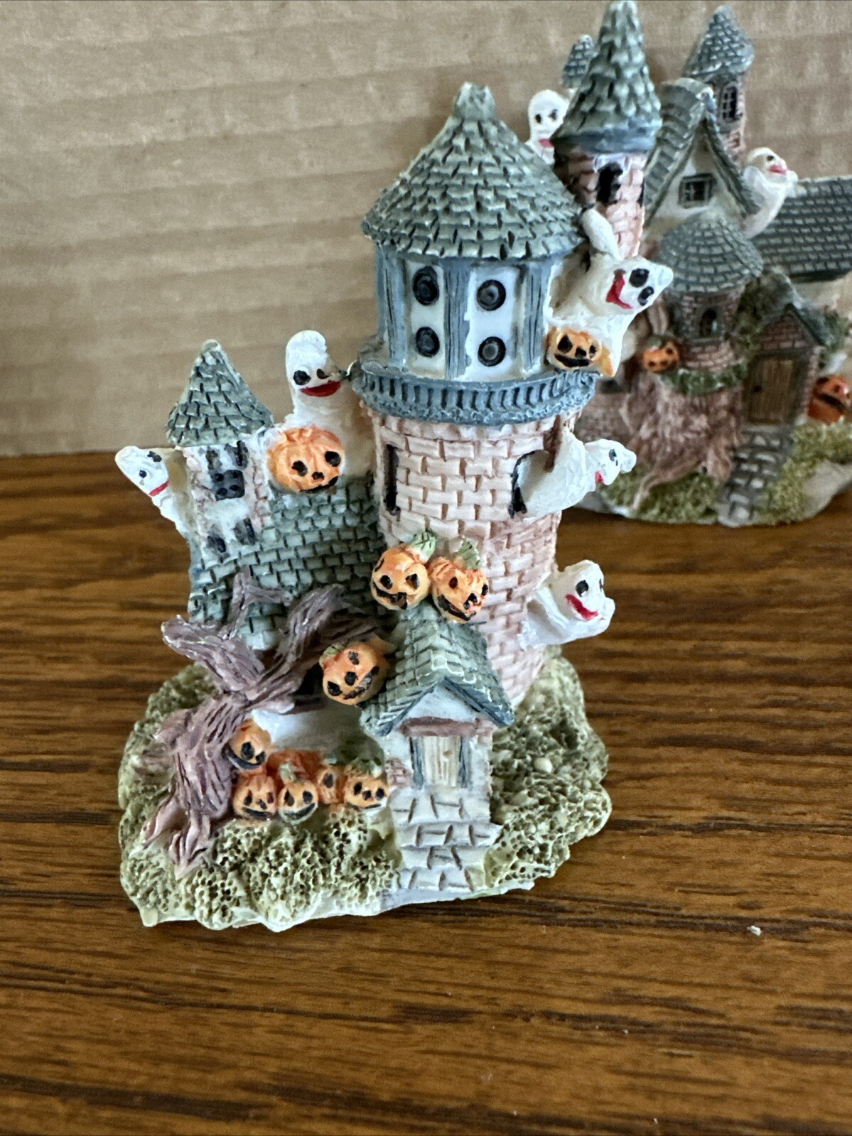Haunted Houses Set of 3 | Hollow Resin Decor | Halloween Houses 2 Inches