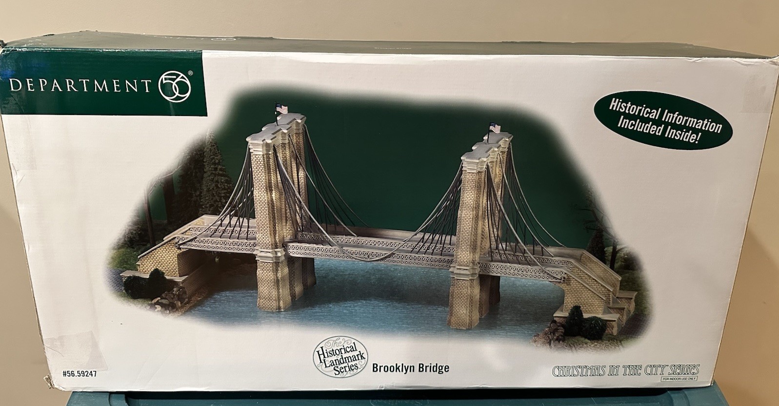 Dept 56 Brooklyn Bridge Historical Landmark Series 59247 Christmas City Village