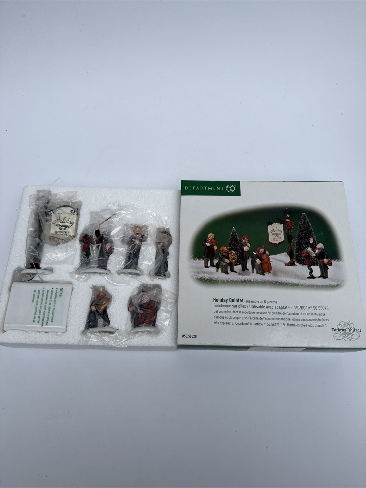 Department Dept 56 Dickens Village Holiday Quintet Set of 6 58520