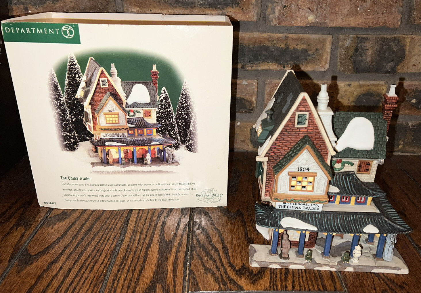 Department 56 The China Trader Dickens Village Christmas Holiday Decoration