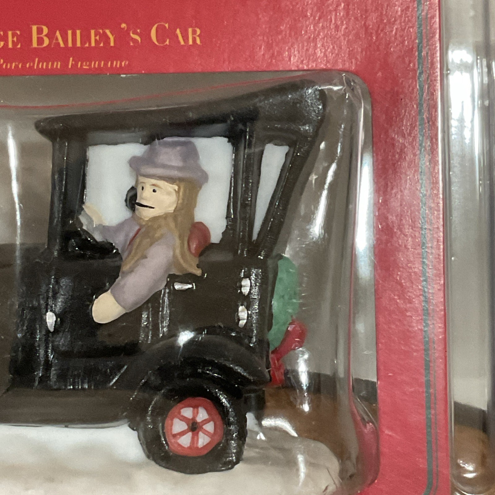 1997 It’s A Wonderful Life George Bailey’s Car Porcelain Figurine New Sealed
