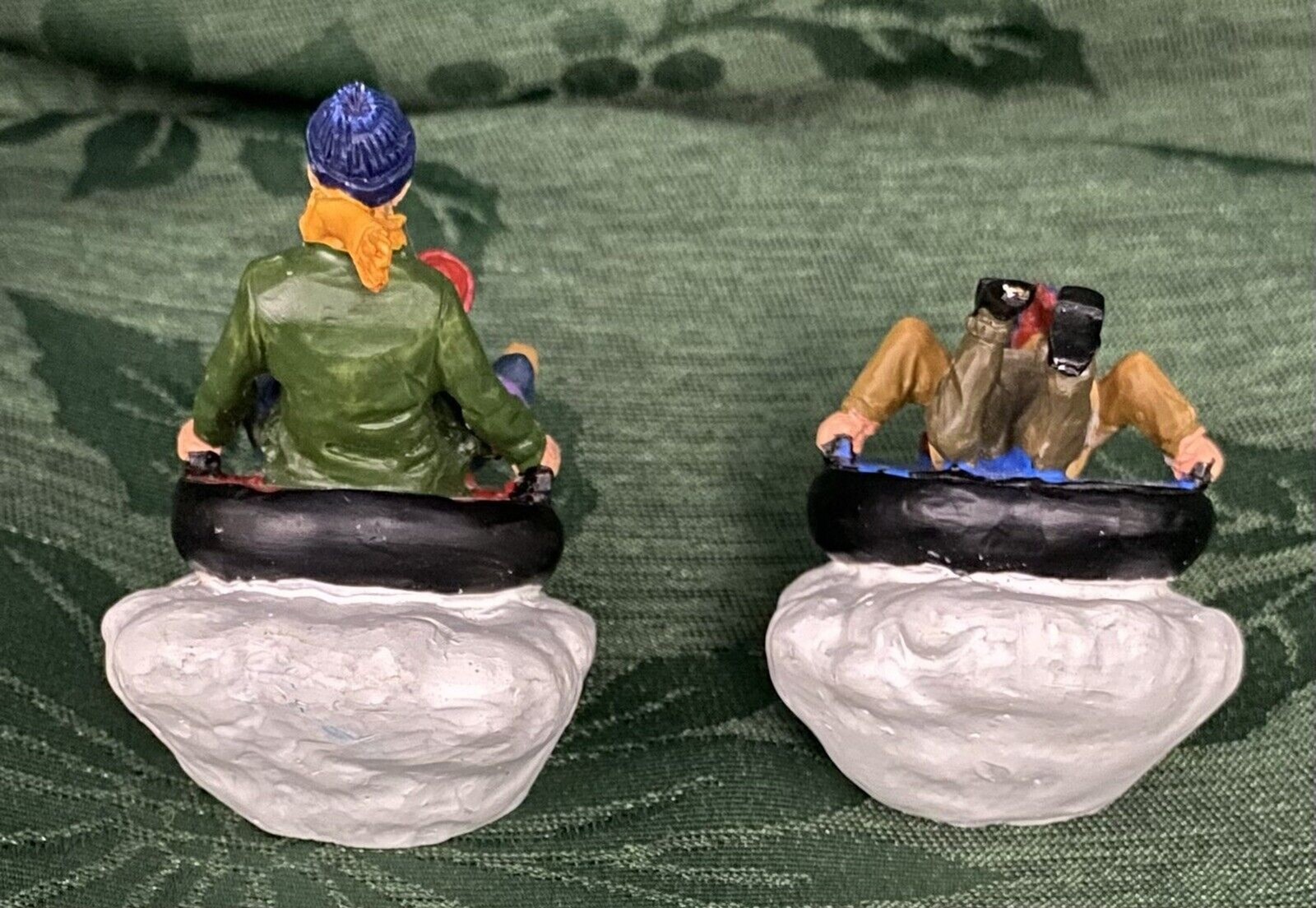 Lemax Christmas Village Tubing Fun 22575 & Tubing with Dad 22575 Figurine
