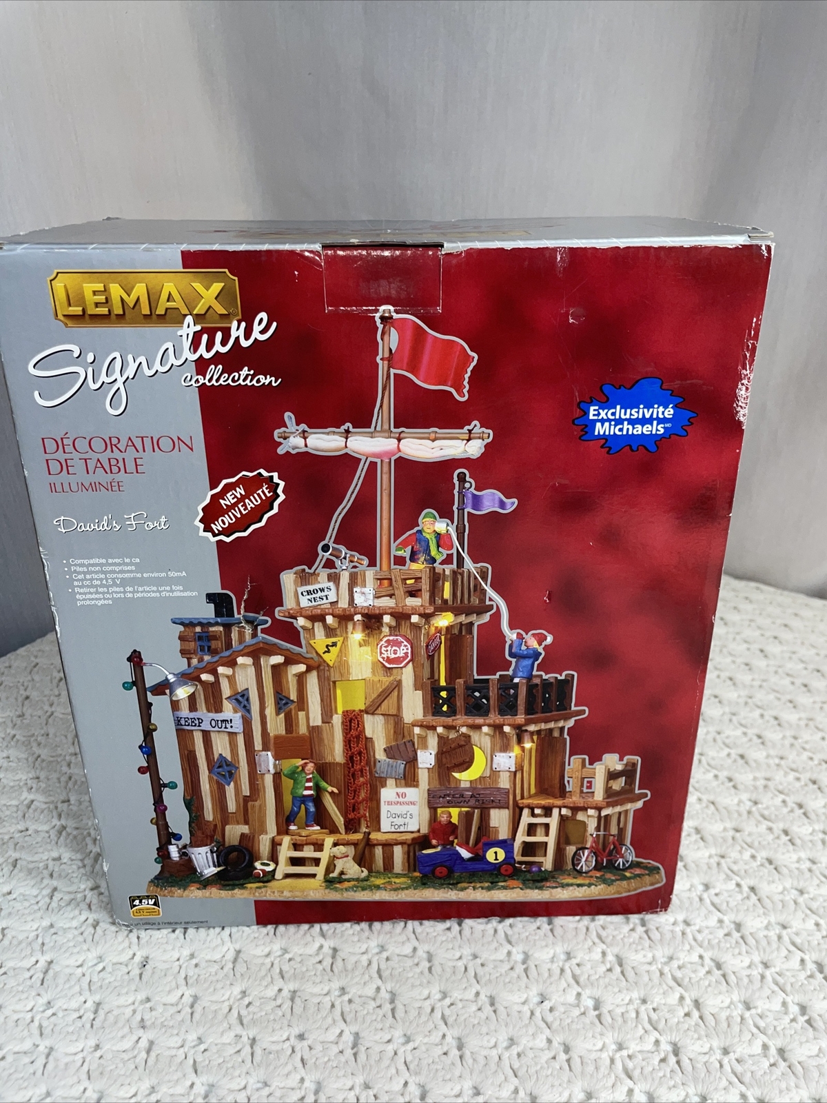 Lemax David’s Fort Lighted Holiday Village #04218 Retired New Unopened