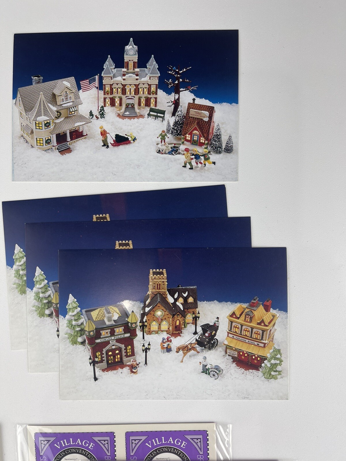Dept 56 Heritage Village 1995 Greenbooks Collectors Wishlist, Stamps & Postcards