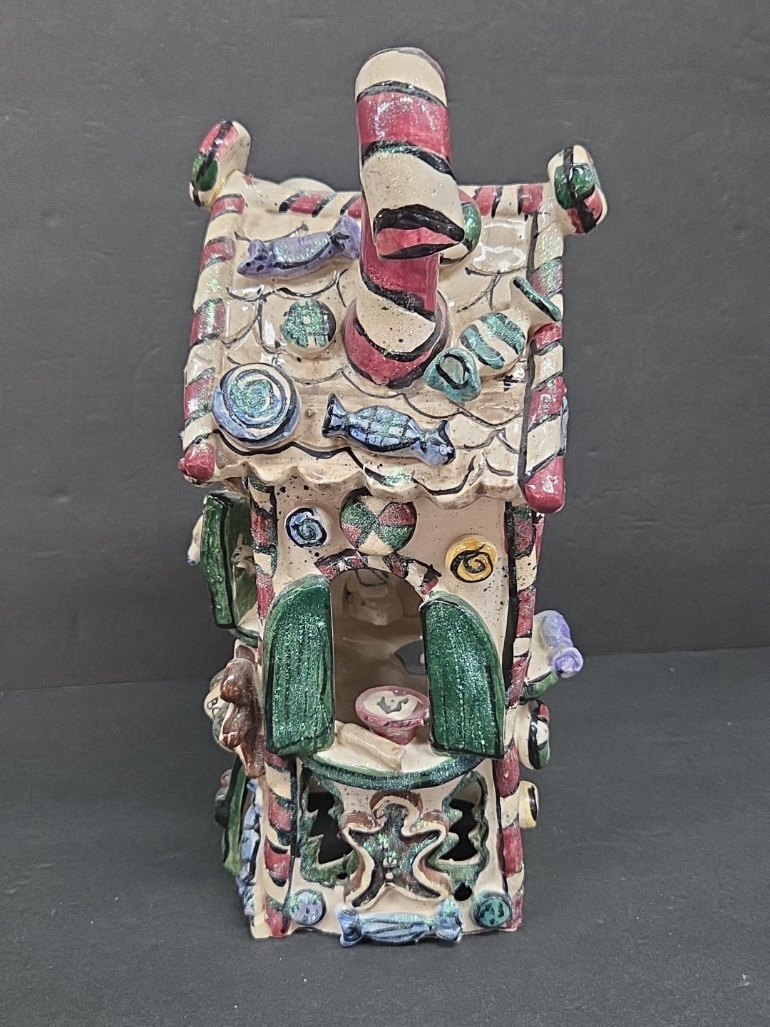 Blue Sky Clay Works Rudolphs Gingerbread House By Heather Goldmine 2000