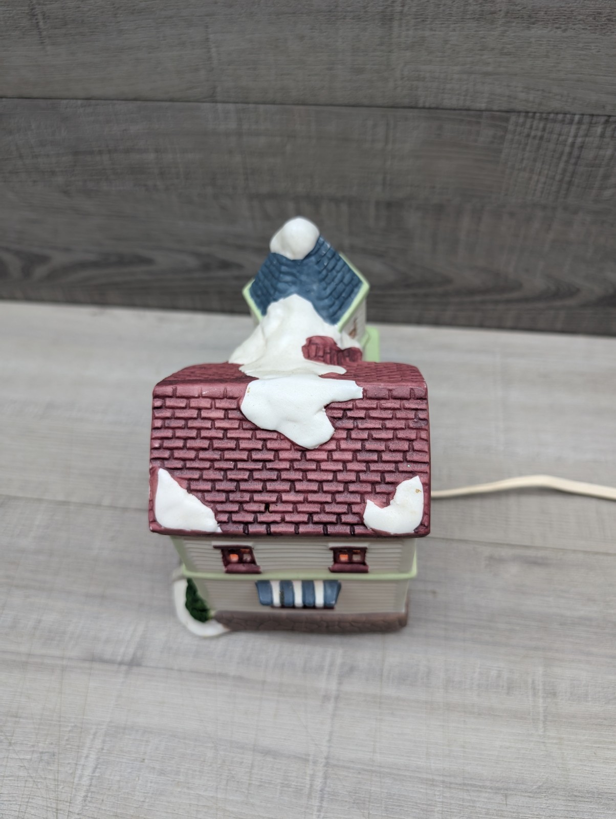 Vintage Kmart Trim A House Holiday Home Memories. White Porcelain House