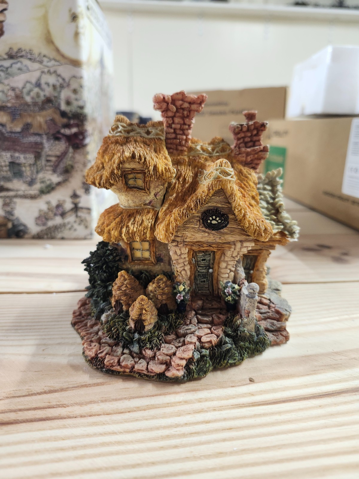 Boyds Town Village #2 “Bailey’s Cozy Cottage” Boyds Bearly-Built Villages #19002