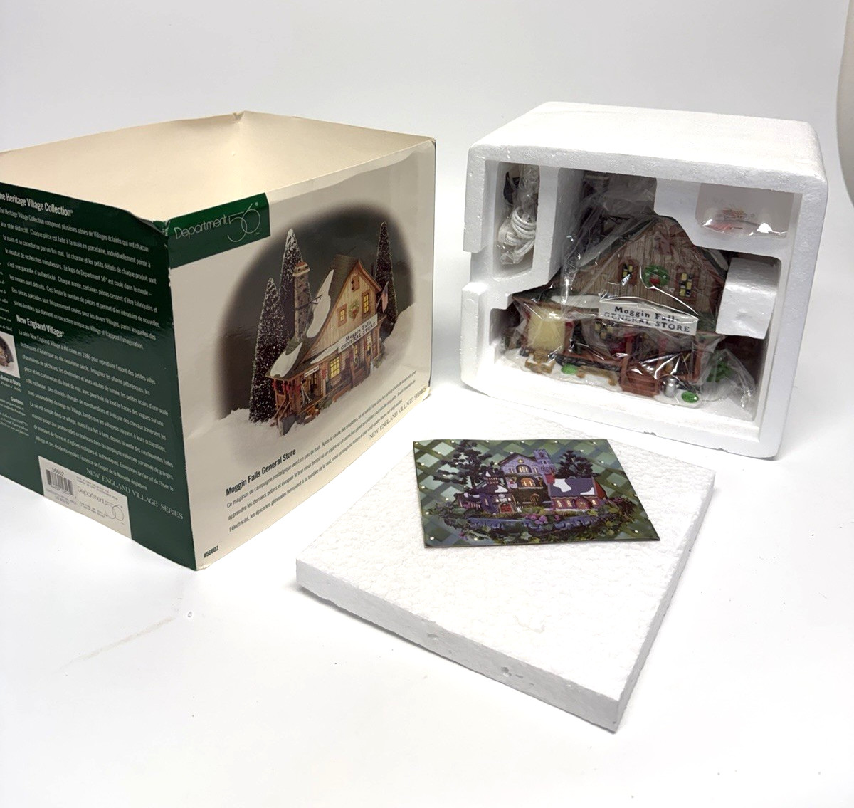 VINTAGE SEALED Dept 56 New England Village – Moggin Falls General Store – 56602