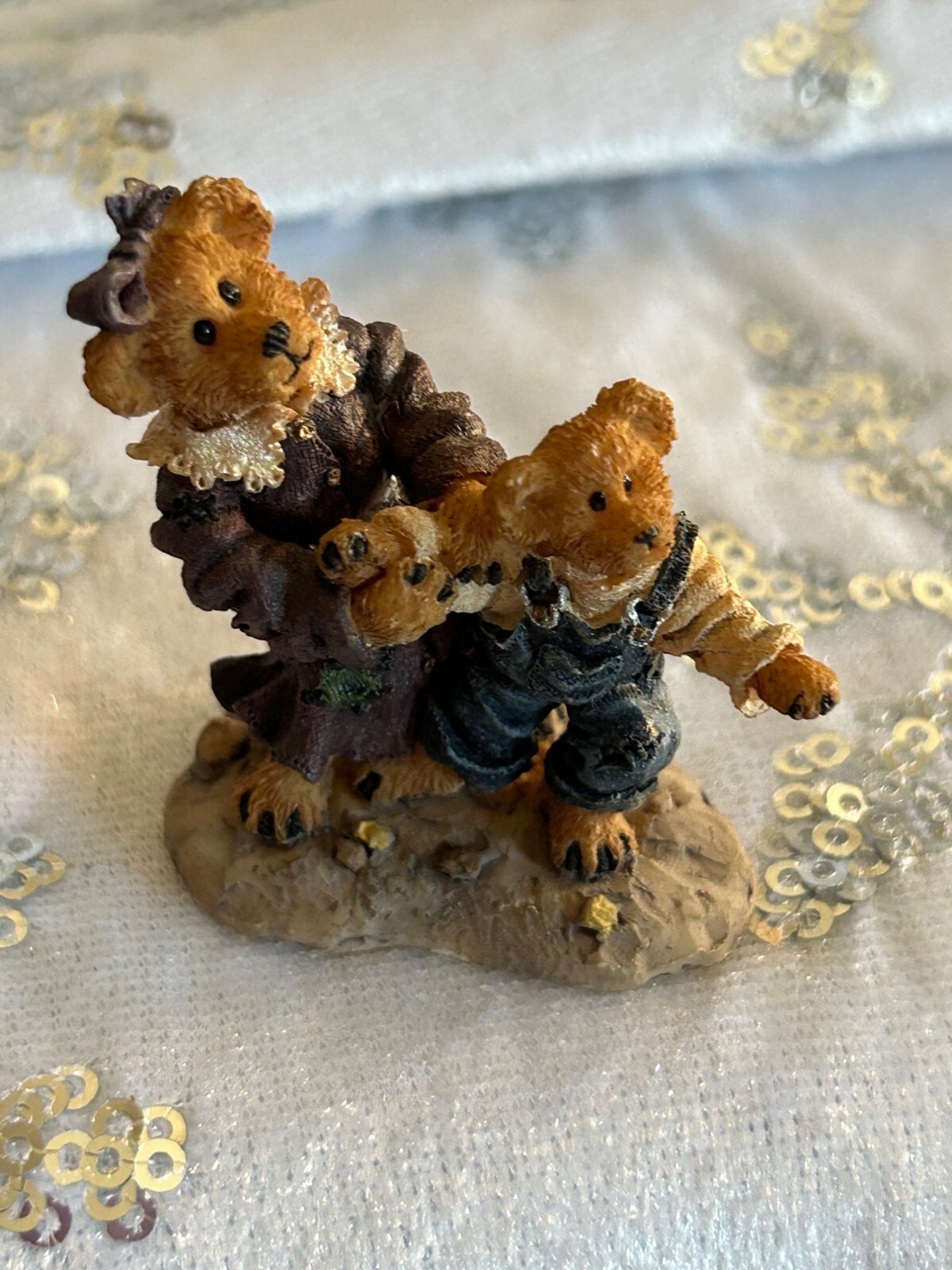 Boyds Town Village Momma Timmy Bear Figurine 2000 TBC Vintage Collectible Small